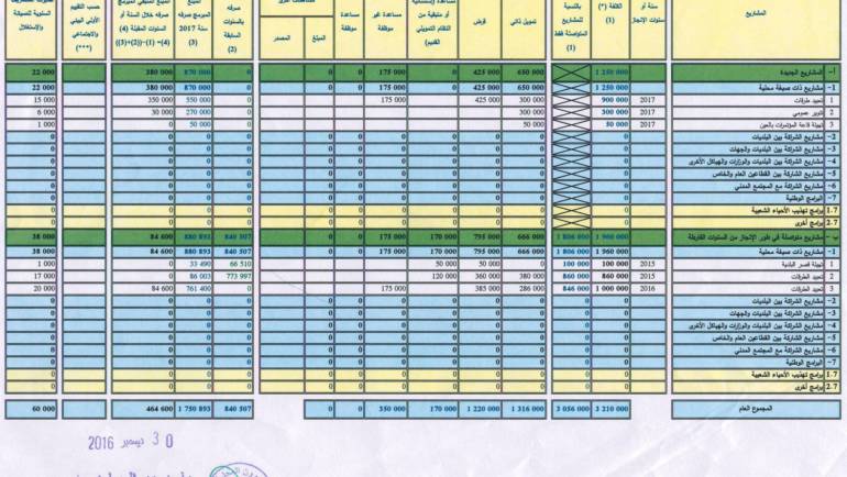 Plan d’investissement annuel